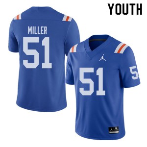 Youth Jordan Brand Ventrell Miller Royal UF #51 Throwback Alternate Player Jerseys