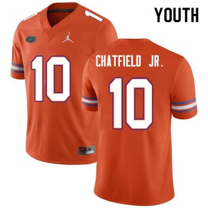Youth Andrew Chatfield Jr. Orange Florida #10 Alumni Jersey