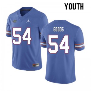 Youth Lamar Goods Blue Florida #54 Official Jersey