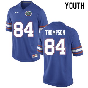 Youth Trey Thompson Blue University of Florida #84 High School Jerseys