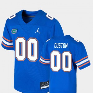 Youth Custom Royal Florida Gators #00 Game Stitched Jerseys